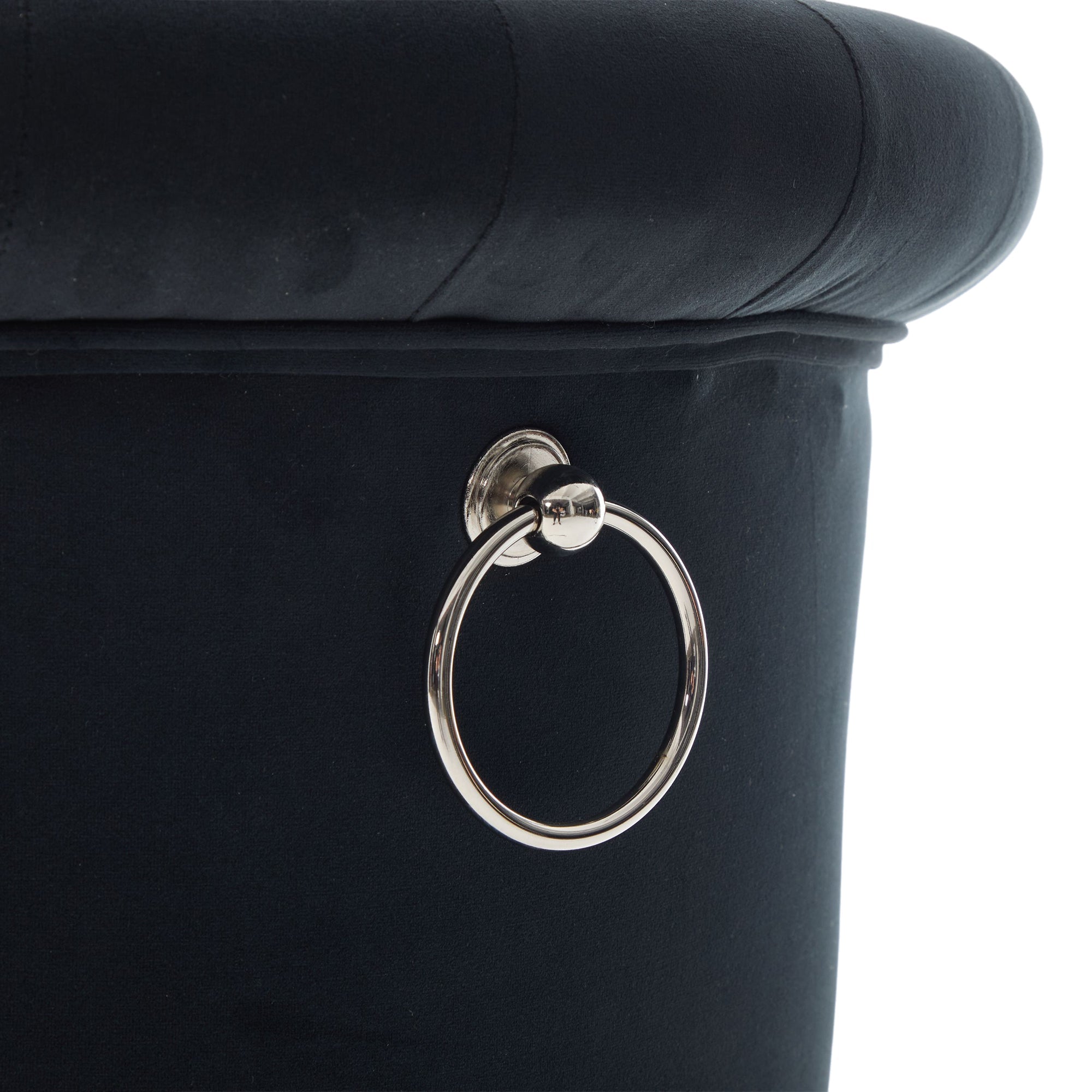 Velvet Bar Stool Set of 2, Adjustable Swivel Bar Stools with Silver