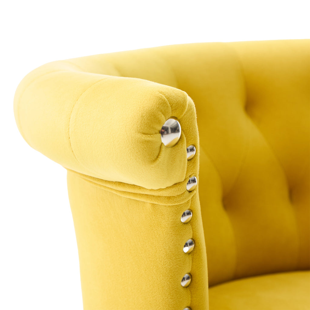 Velvet Bar Stool Set of 2, Adjustable Swivel Bar Stools with Silver