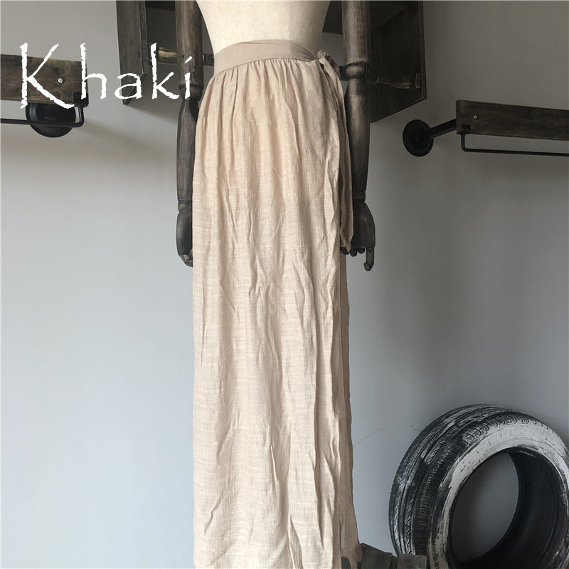 Beach Sun Protection Clothing with Strappy Skirt