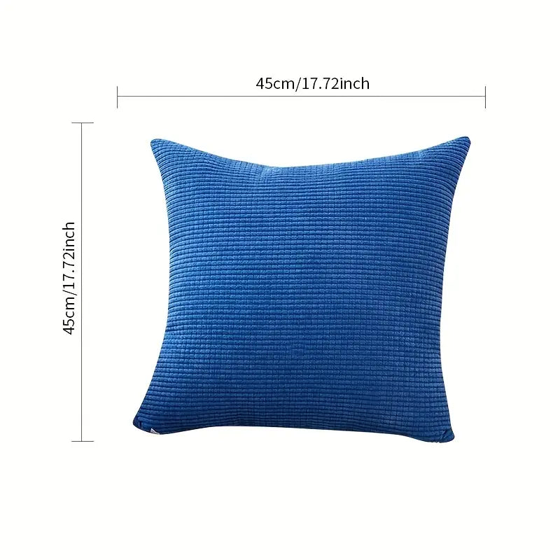 Solid Color Super Soft Flannel Pillowcase for Home Decor