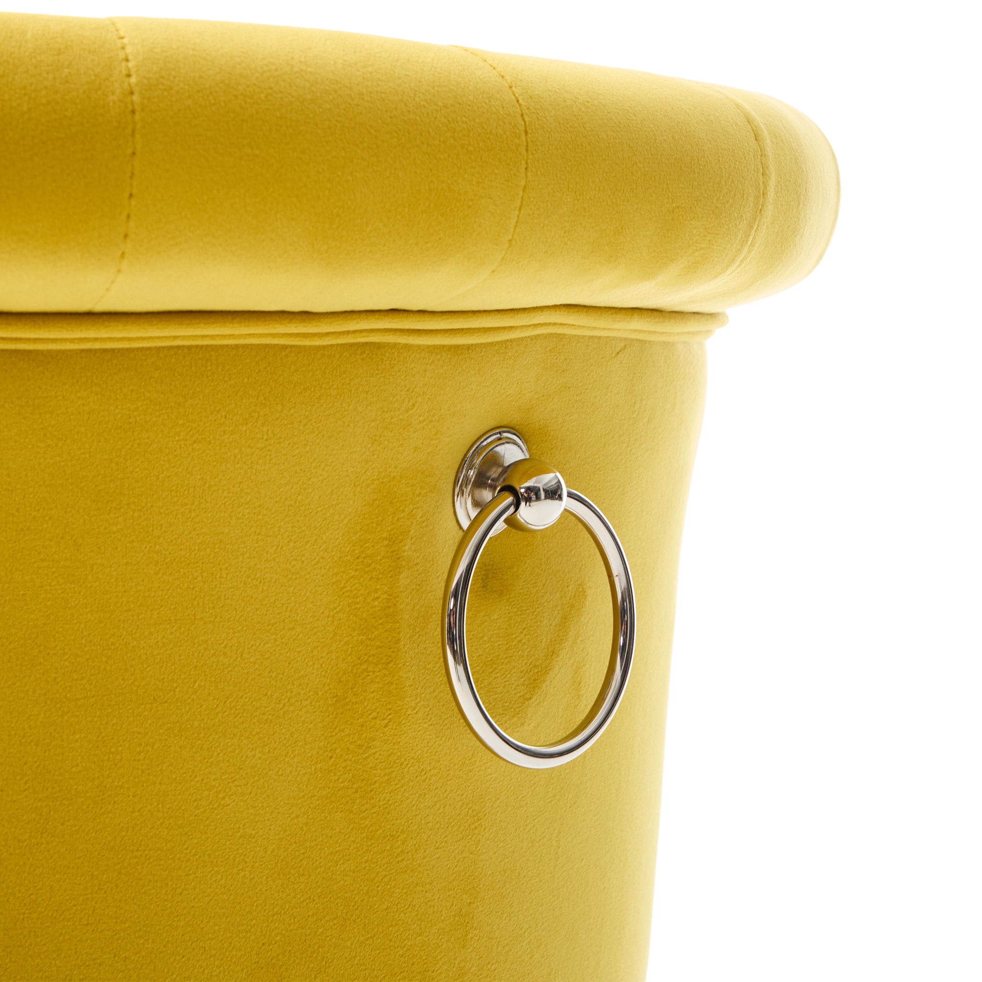 Velvet Bar Stool Set of 2, Adjustable Swivel Bar Stools with Silver