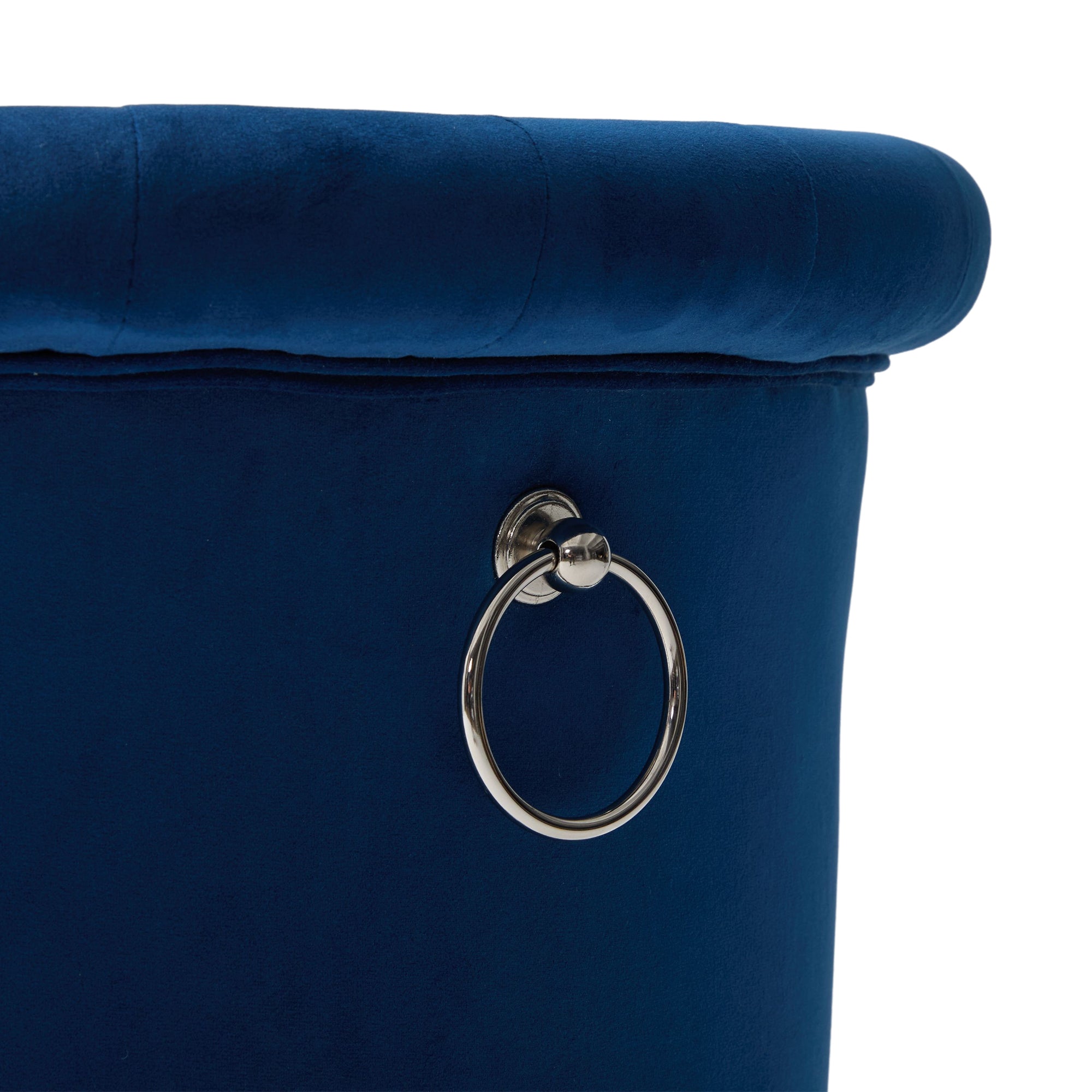 Velvet Bar Stool Set of 2, Adjustable Swivel Bar Stools with Silver