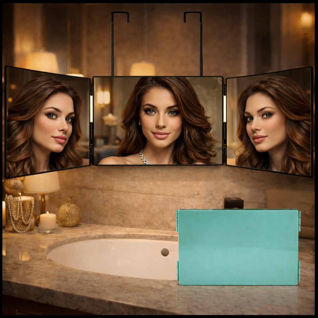 LED Folding Makeup Mirror