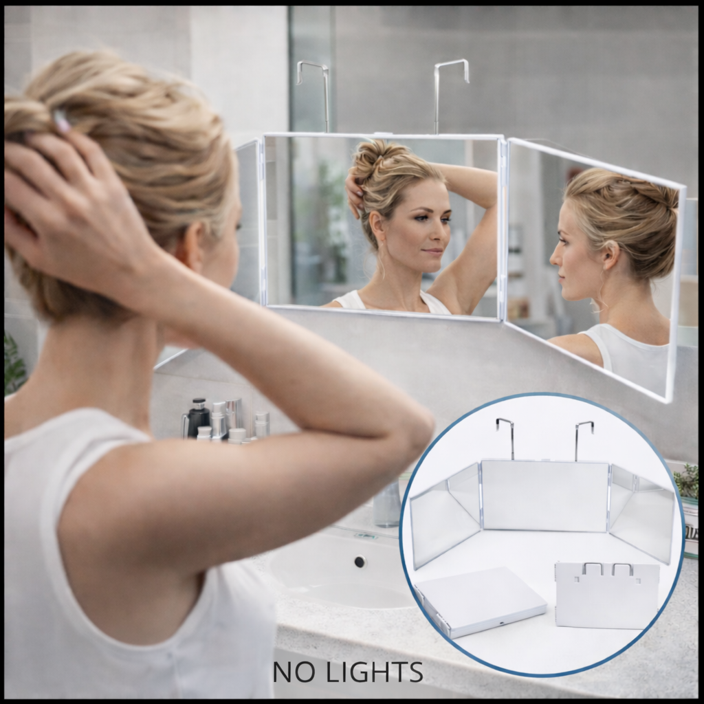 LED Folding Makeup Mirror