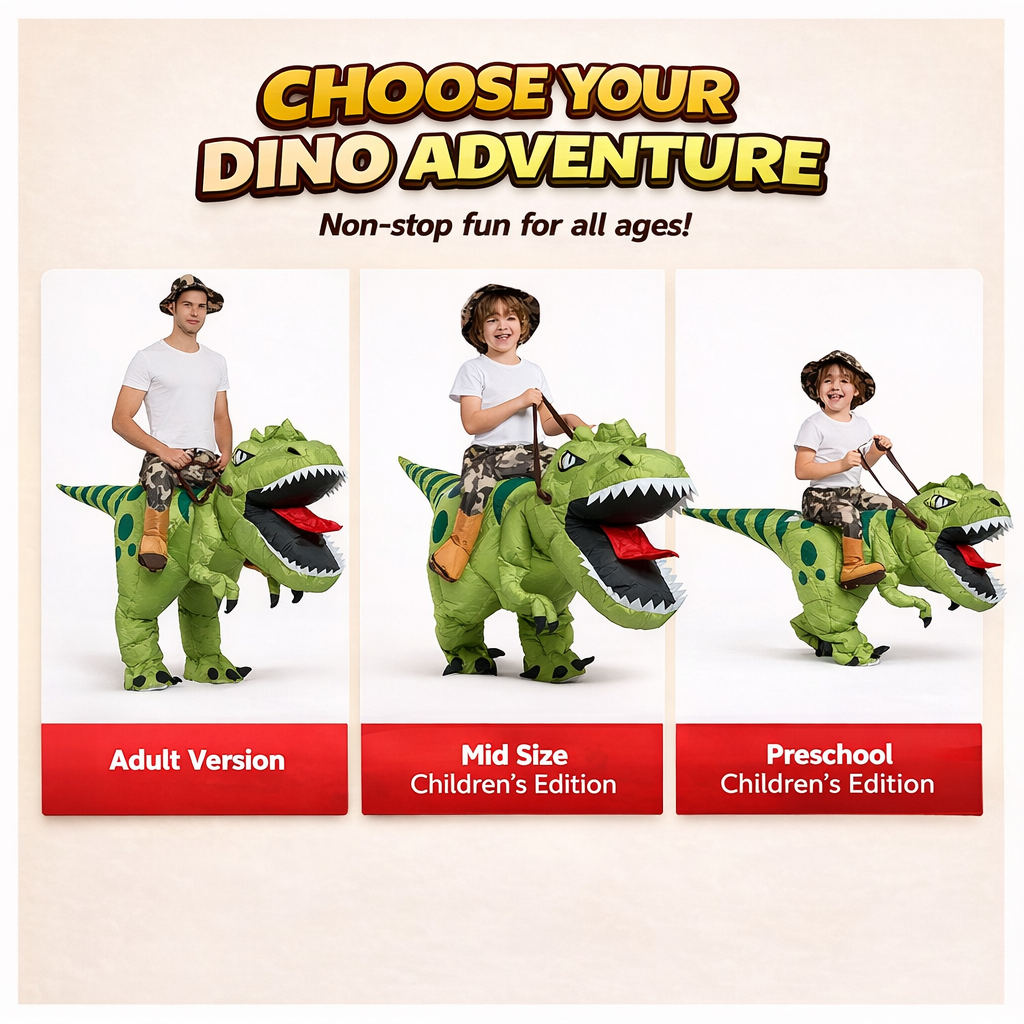 Kids Inflatable T-Rex Costume