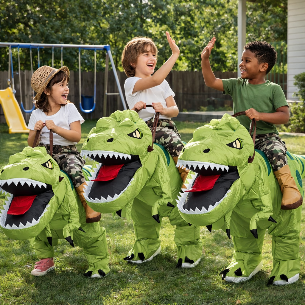 Kids Inflatable T-Rex Costume