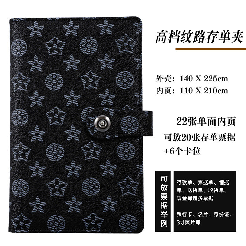 New Leather Textured Bank Document Organizer Wallet