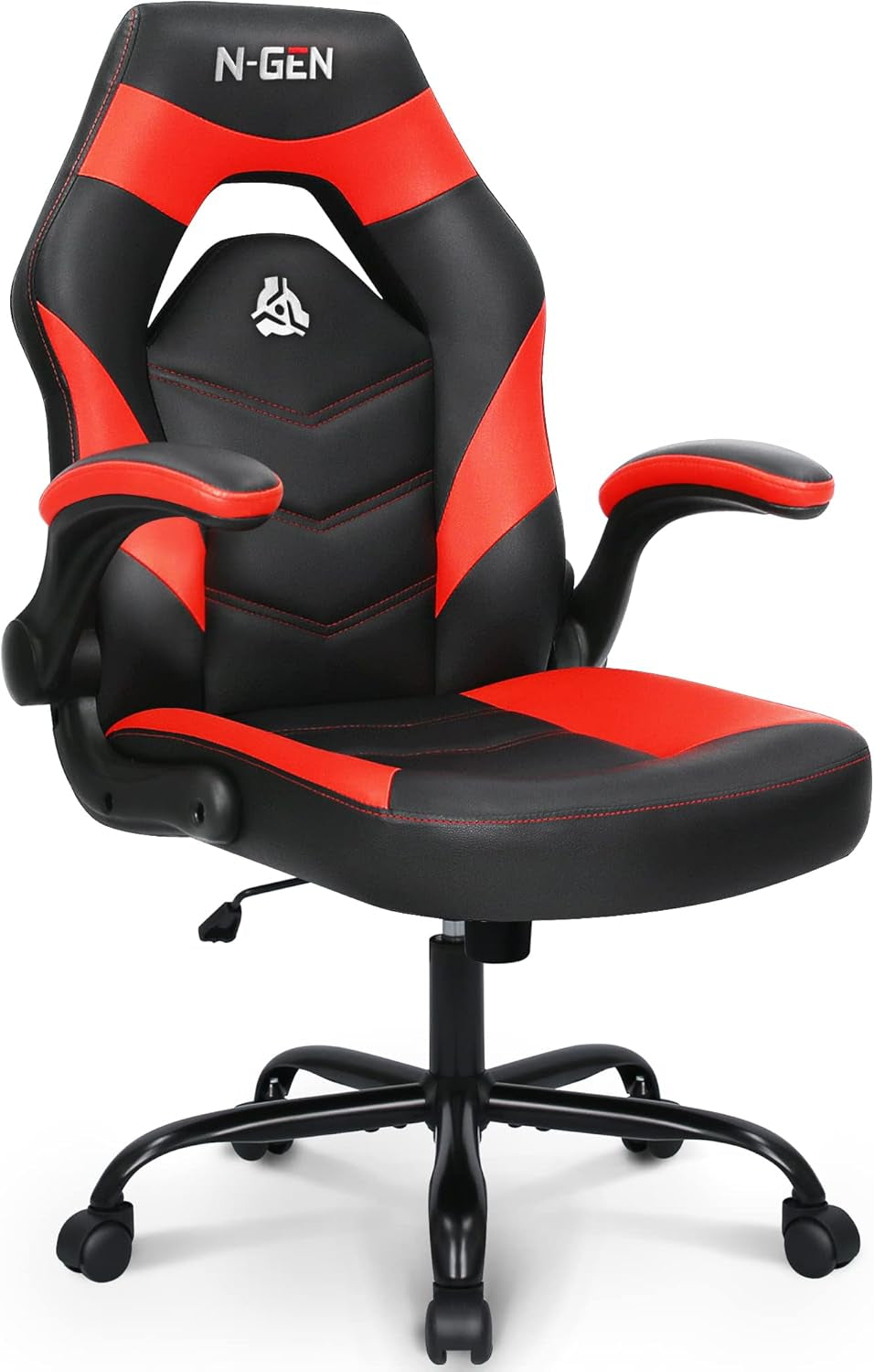 NGEN Gaming Chair With Adjustable Lumbar Support Red