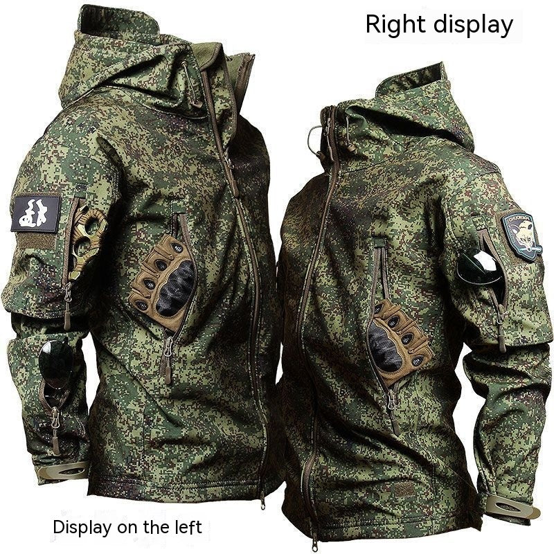 Green Camouflage Charging Clothing for Men