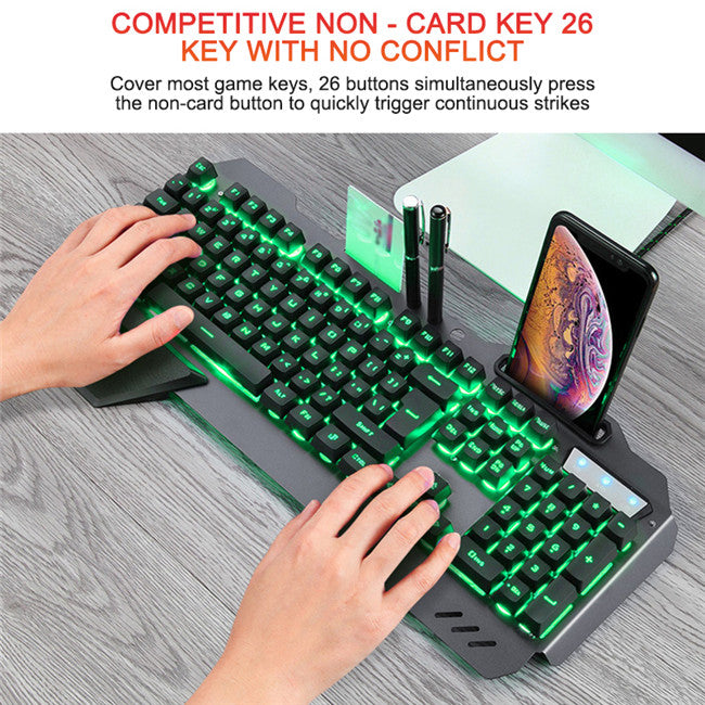Ergonomic Mechanical Keyboard with RGB Backlight