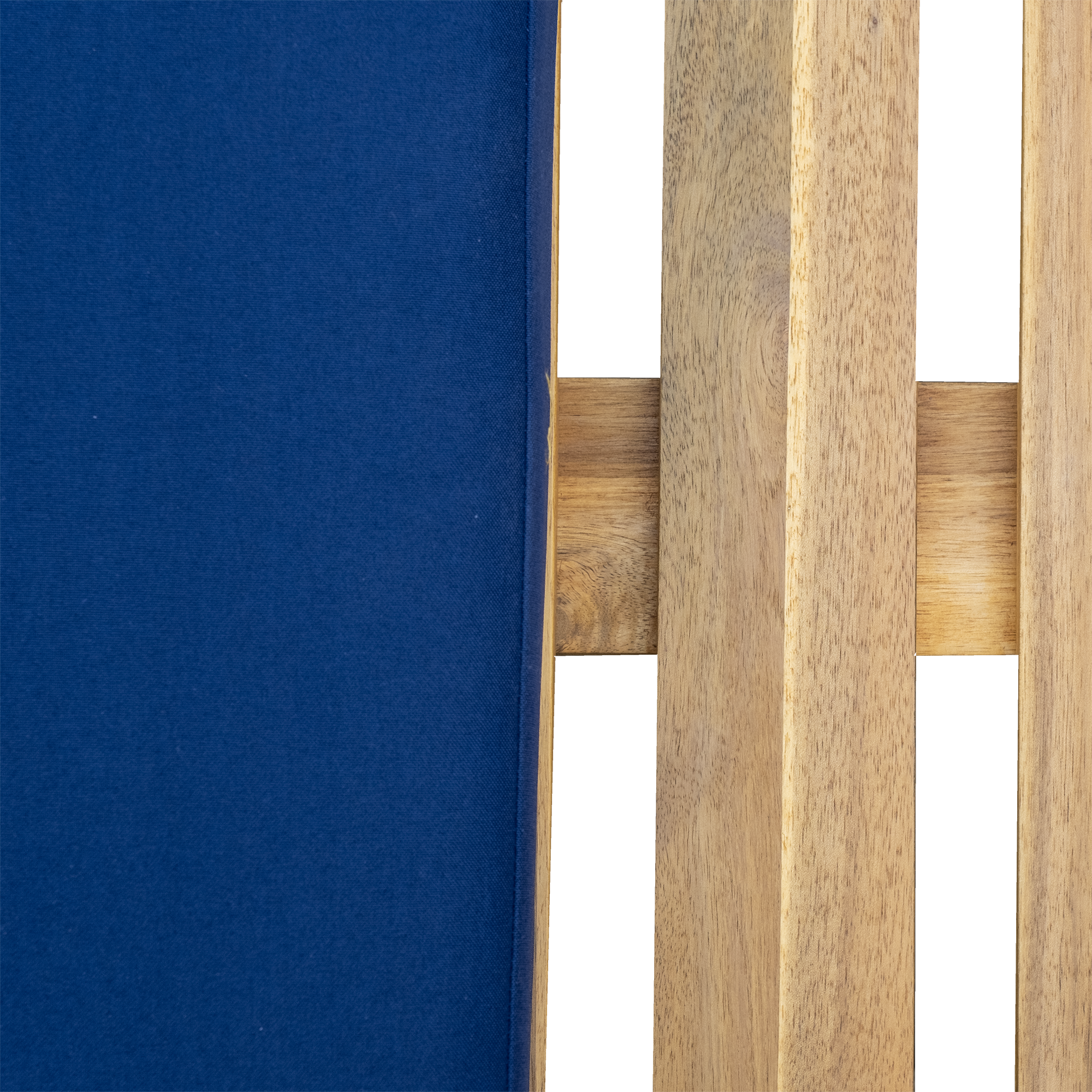 Acacia Wood Adjustable Backrest Outdoor Lounge Chair, Suitable for